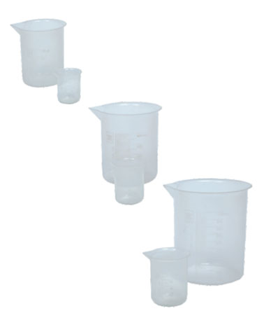 BEAKER POLYPROPYLENE GRADUATED   25ml