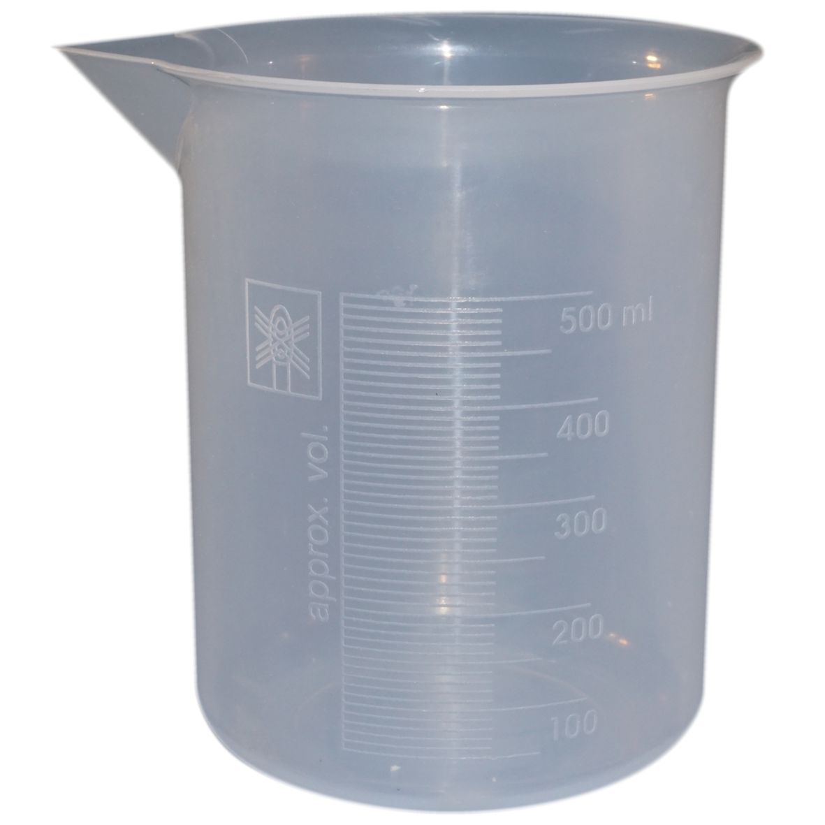 BEAKER POLYPROPYLENE GRADUATED  500ml