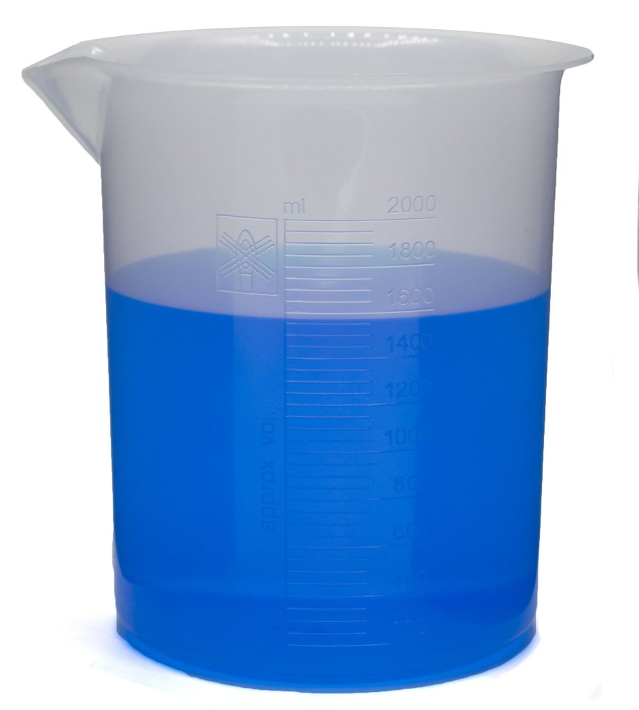 BEAKER POLYPROPYLENE GRADUATED 2000ml