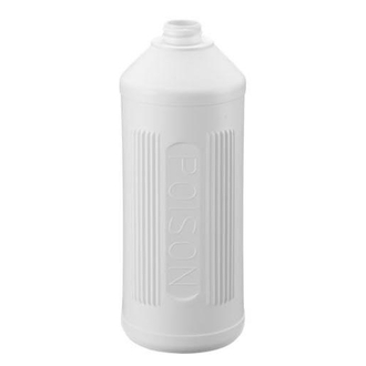 BOTTLE POISONS/DANGEROUS GOODS WHITE 1 LITRE