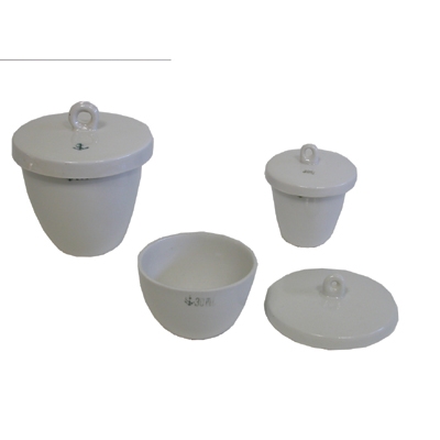 CRUCIBLE PORCELAIN MEDIUM WALL  20ml WITH LID C20