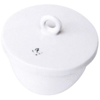 CRUCIBLE PORCELAIN LOW WALL 15ml WITH LID C10