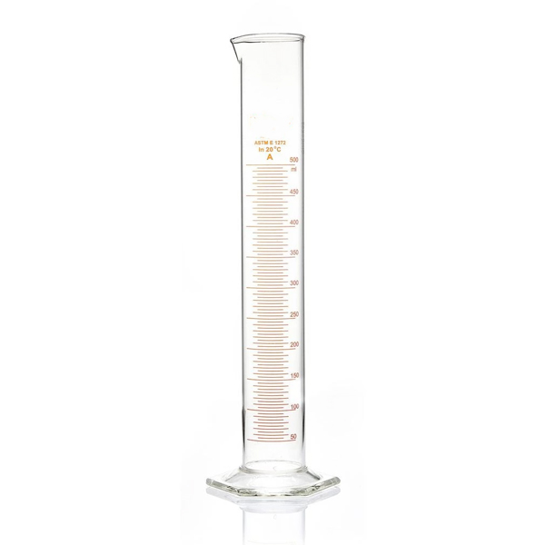 CYLINDER GRADUATED BOROSILICATE GLASS  500ml