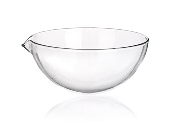 DISH EVAPORATING GLASS ROUND BOTTOM   60mm