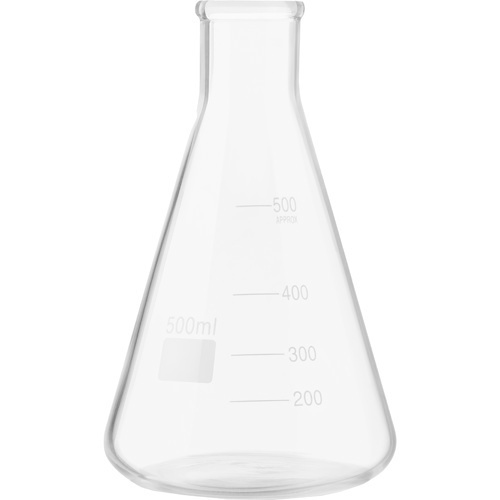 FLASK ERLENMEYER NARROW NECK GRADUATED  500ml