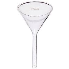 FUNNEL FILTER GLASS  75mm