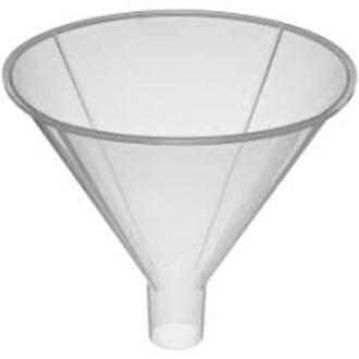 FUNNEL POWDER POLYPROPYLENE 150mm x 30mm stem length