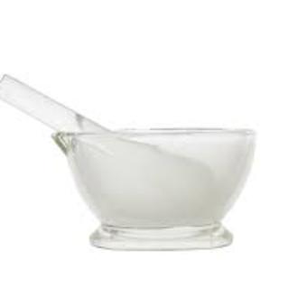 MORTAR & PESTLE GLASS 180mm id x 96mm h