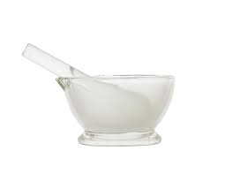 MORTAR & PESTLE GLASS 180mm id x 96mm h