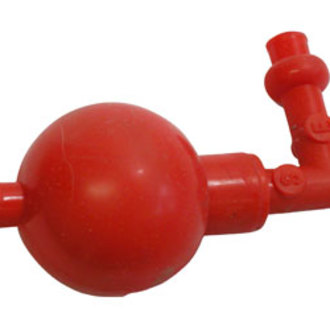 PIPETTE FILLER RUBBER 3 VALVE TYPE RED