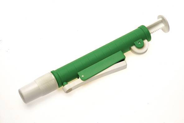 PIPETTE PUMP THUMB WHEEL 10ml GREEN