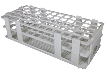 RACK TEST TUBE POLYPROPYLENE WHITE 60x16mm TUBES