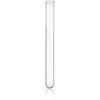 TEST TUBE BOROSILICATE GLASS WITH RIM 150 x 20mm PACK/25