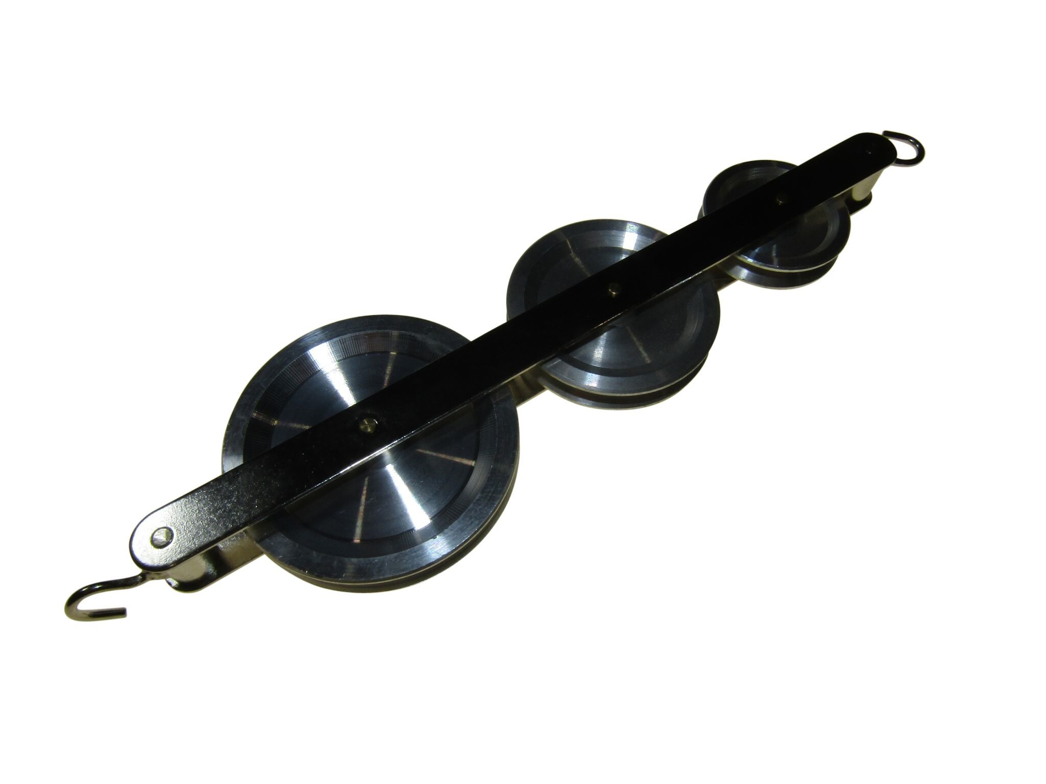 PULLEY ALUMINIUM 50mm d TRIPLE IN LINE