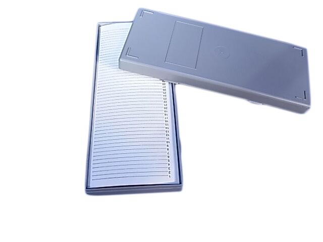 SLIDE BOX MICROSCOPE PLASTIC FITS  50 SLIDES