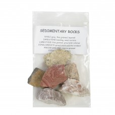 GEOLOGICAL SPECIMENS ROCKS IN A BAG SEDIMENTARY PACK/6