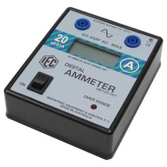 METER DIGITAL AMMETER LCD +/- 0-20A.AC AUTO POWER OFF