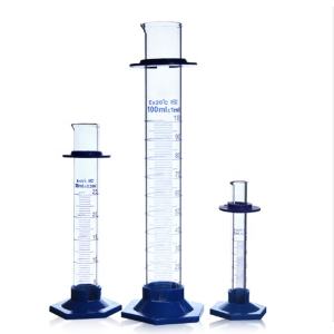 CYLINDER GRADUATED BOROSILICATE GLASS 2000ml WITH PLASTIC FOOT