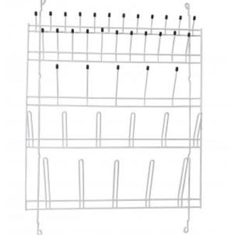 RACK DRAINING/DRYING 39 POINTS 790x580mm COATED WIRE WALL MOUNT