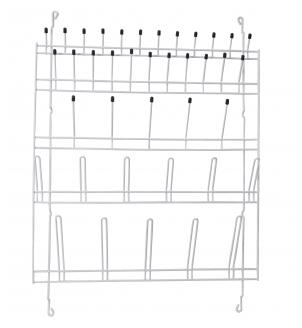 RACK DRAINING/DRYING 39 POINTS 790x580mm COATED WIRE WALL MOUNT