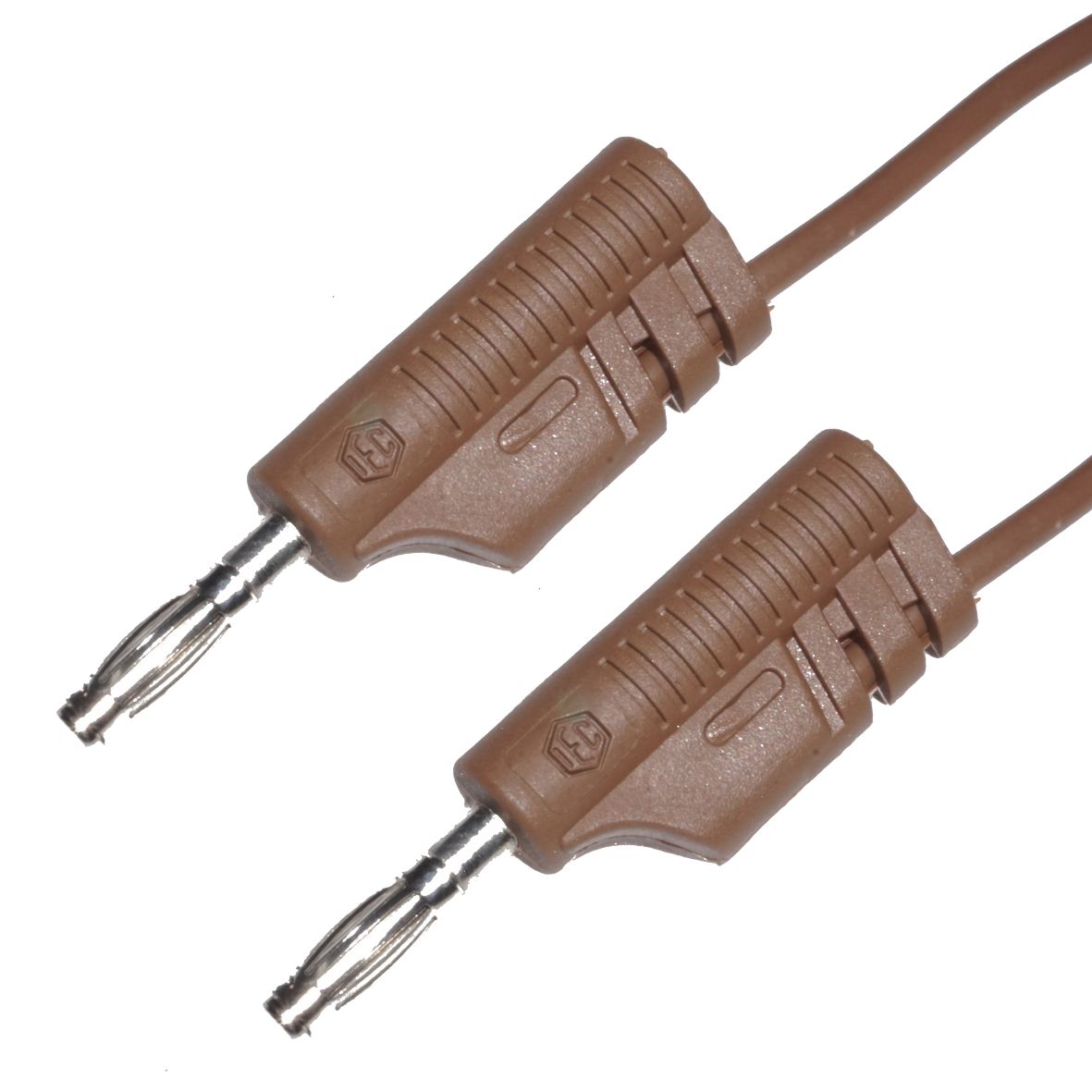 STELR RENEWABLE ENERGY CABLE 60cm WITH BANANA PLUGS BROWN