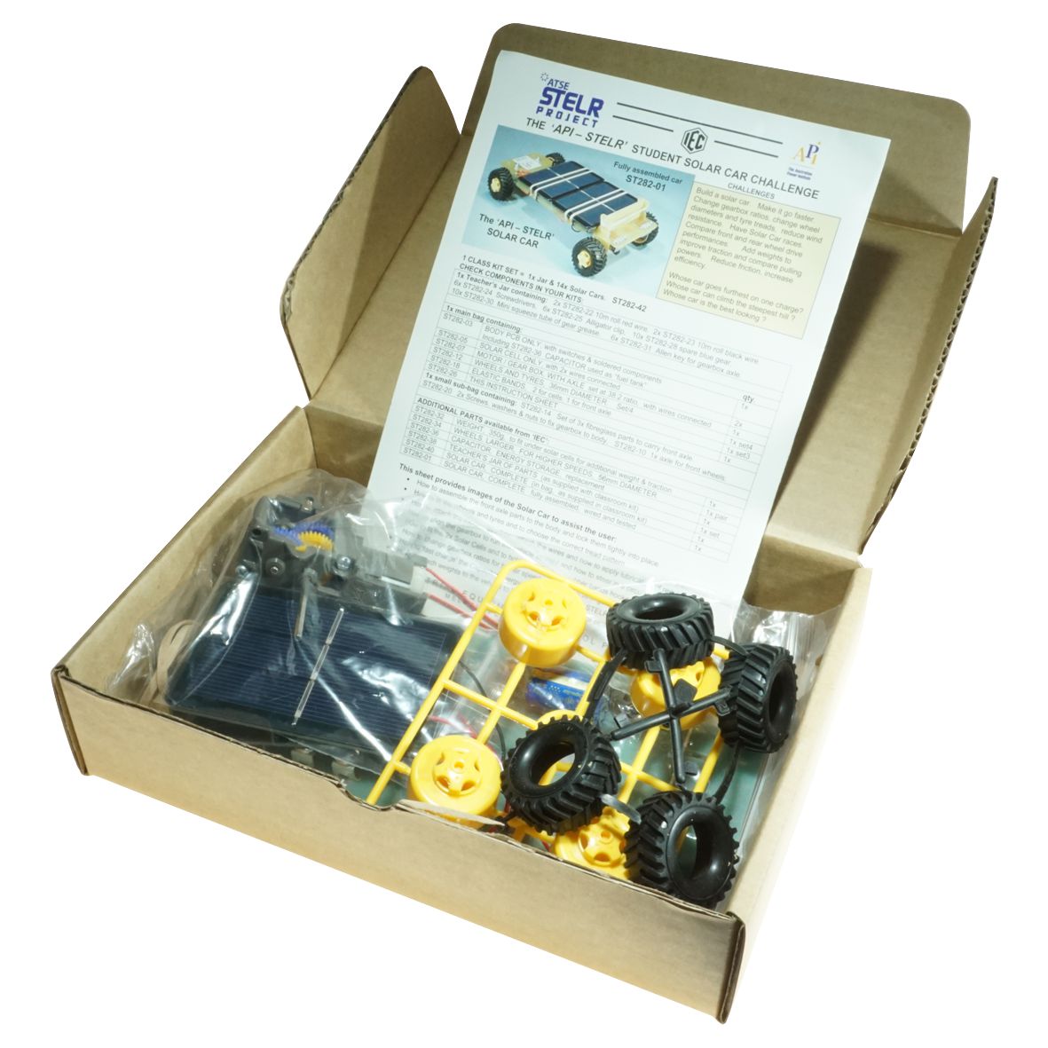 STELR SOLAR CAR IN BAG & BOX