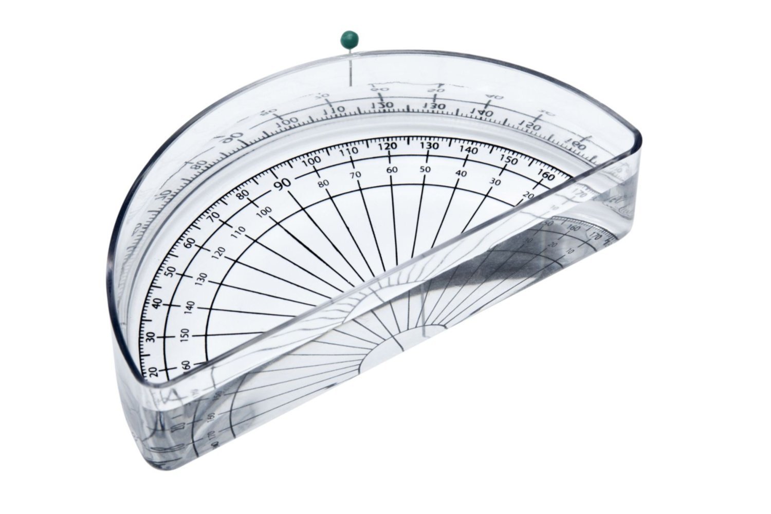 REFRACTION TANK PLASTIC WITH PRINTED ANGLES