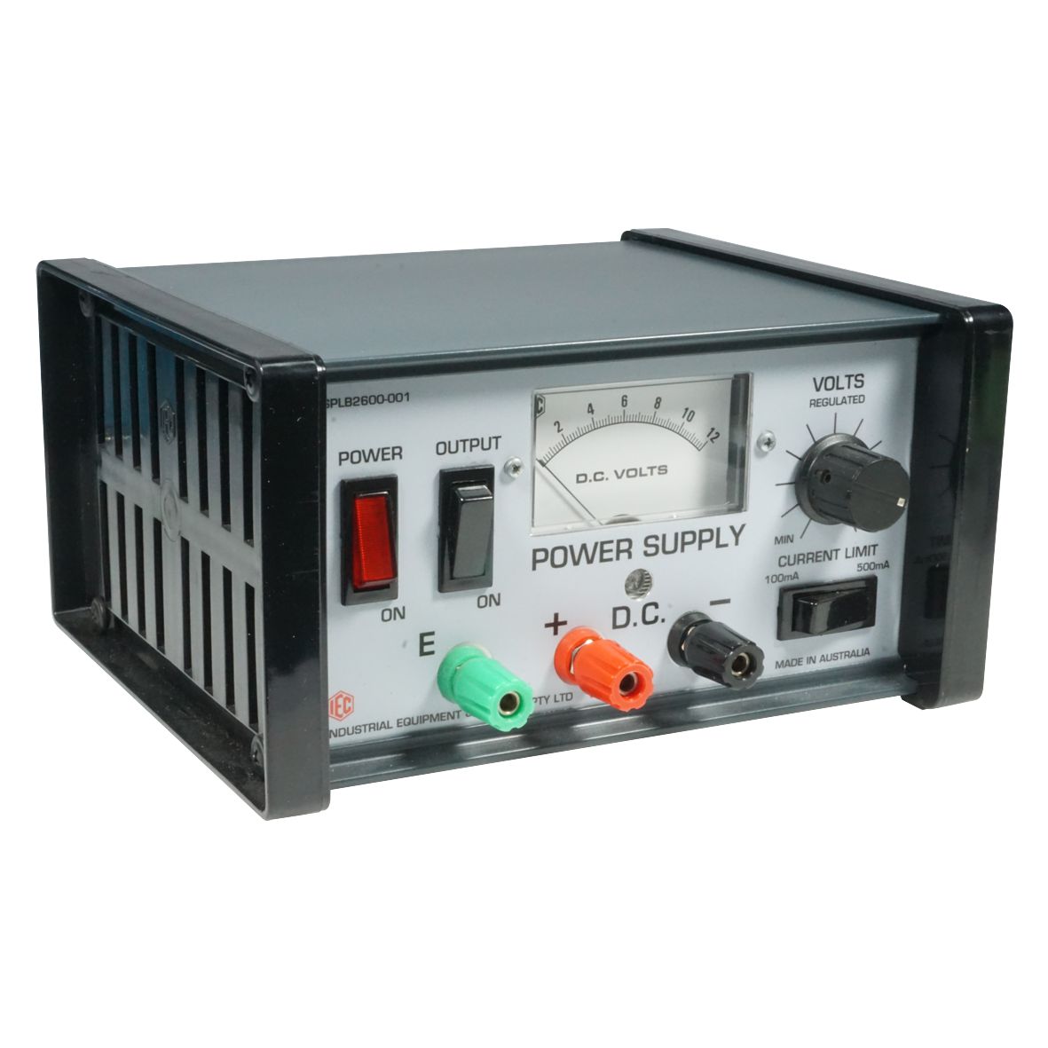 POWER SPLY,VAR,0-12V.DC,100/500mA MAX,ALG-METER | IEC designs