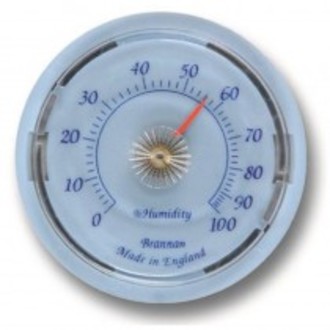 HYGROMETER HAIR PLASTIC 50mm D 0-100%