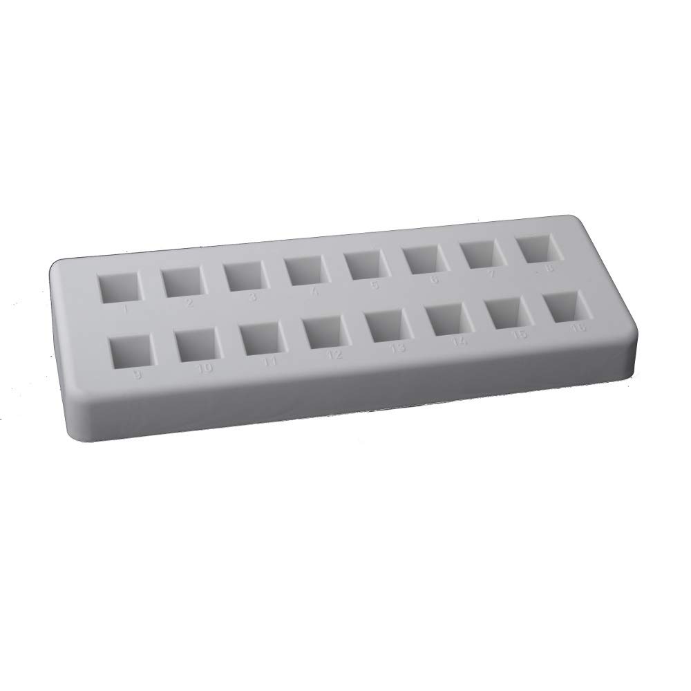 RACK CUVETTE POLYPROPYLENE FOR 16 x 10mm CUVETTES