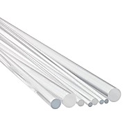 ROD GLASS 50CM LENGTHS  6mm