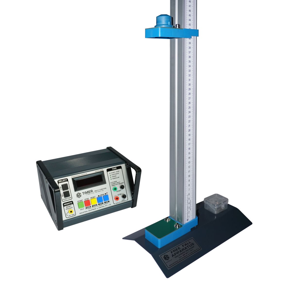 FREE FALL SOLENOID REL 1 METRE 2xBALLS C/W TIMER