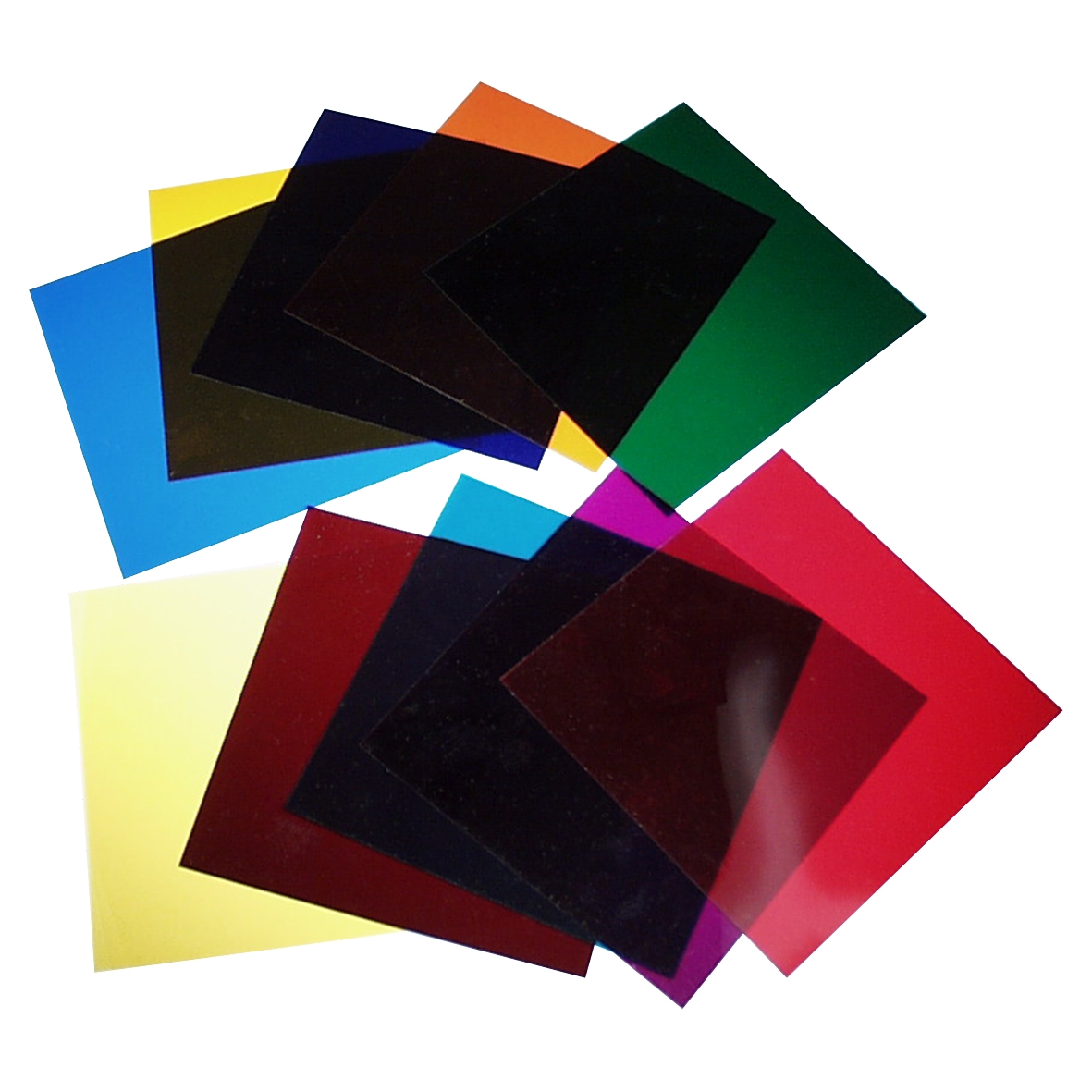 FILTER COLOUR SET/10 100x100mm UNMOUNTED