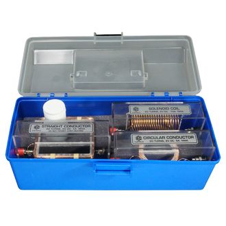 MAGNETIC FIELD DEMO KIT WITH SHAKER IN SMALL CASE