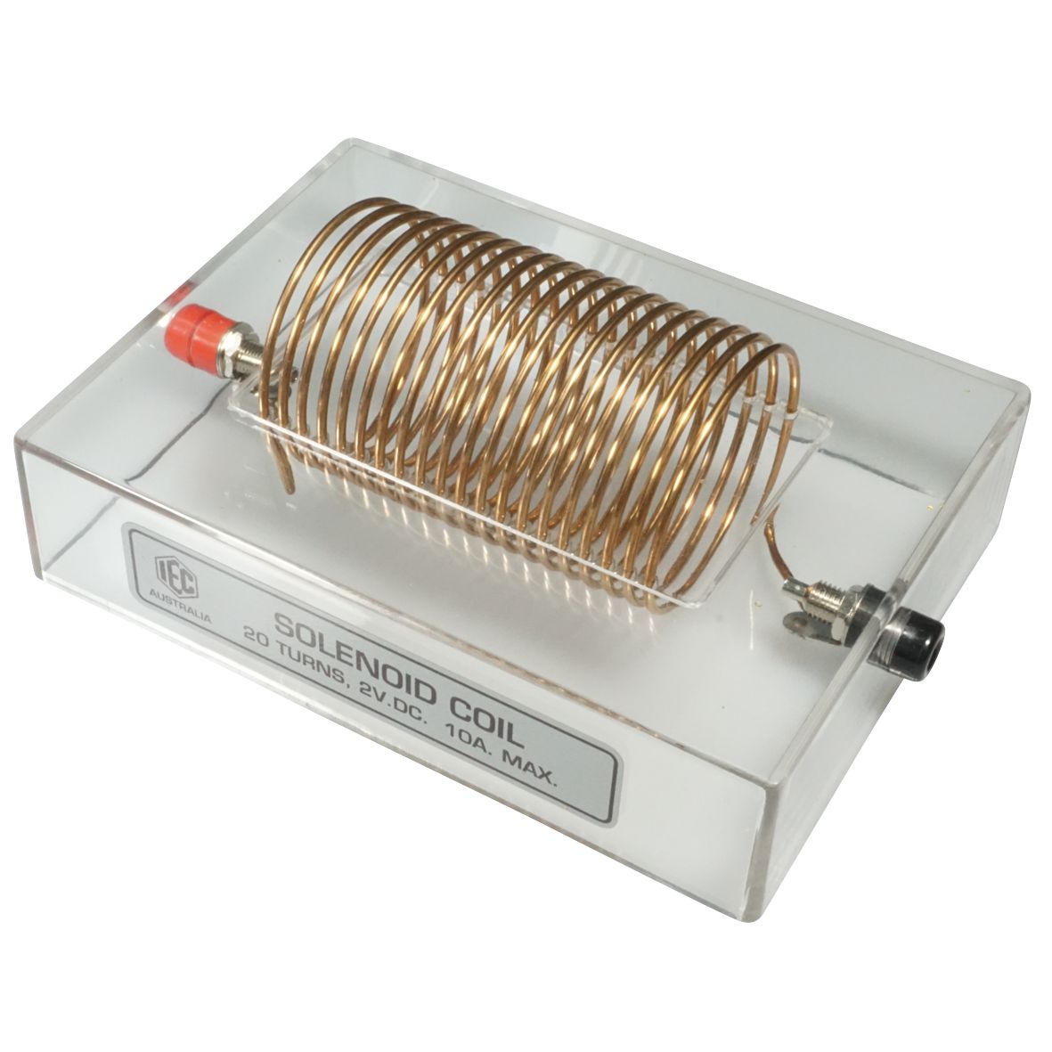 MAGNETIC FIELD DEMO SOLENOID COIL THRU BASE