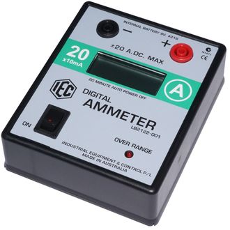 METER DIGITAL AMMETER LCD +/- 0-20A.DC AUTO POWER OFF