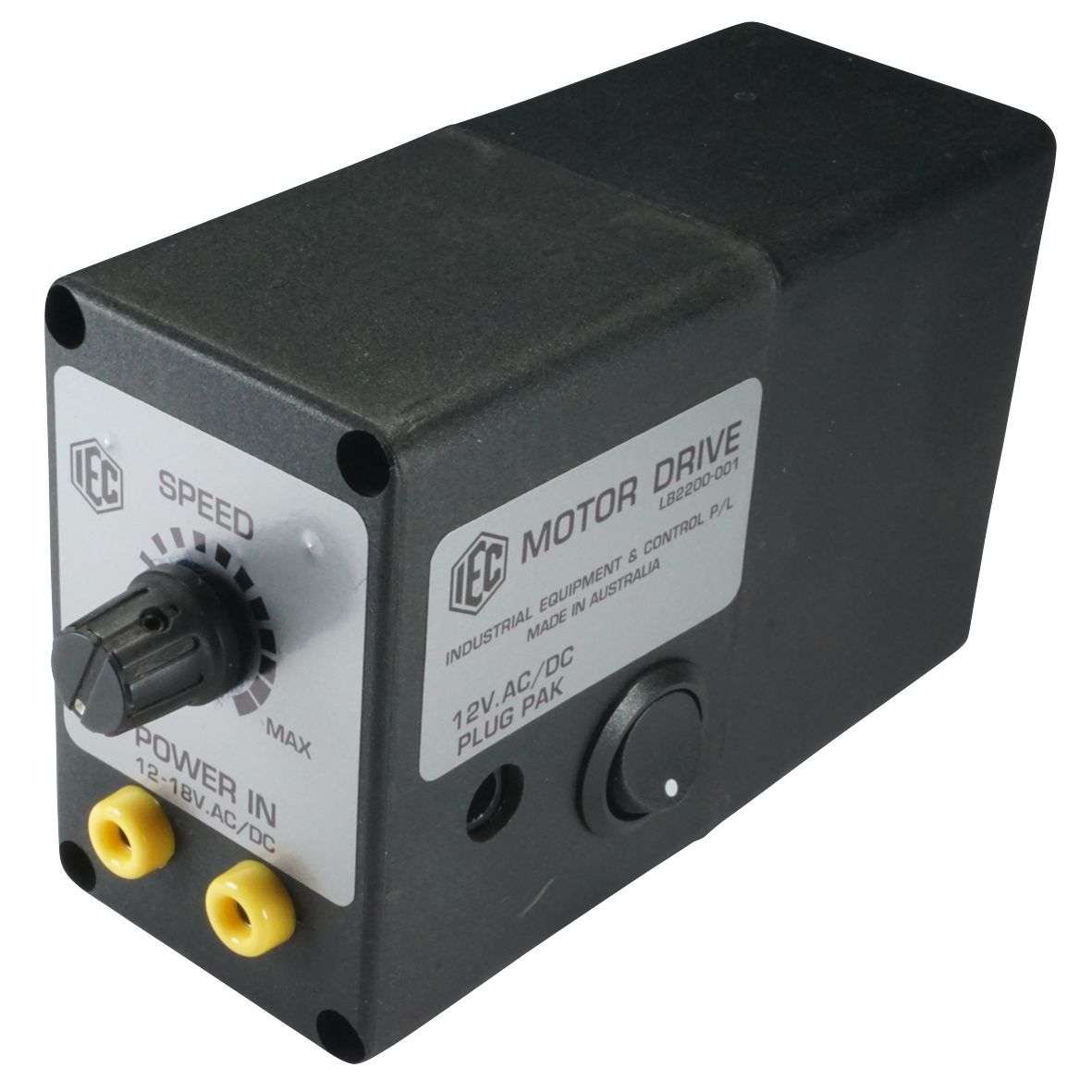 MOTOR DRIVE UNIT 12V.AC/DC. WITH PULLEY BANANA/P-PAK