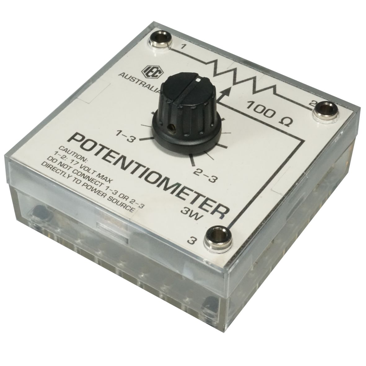 POTENTIOMETER 100 OHM RADIO TYPE W/W