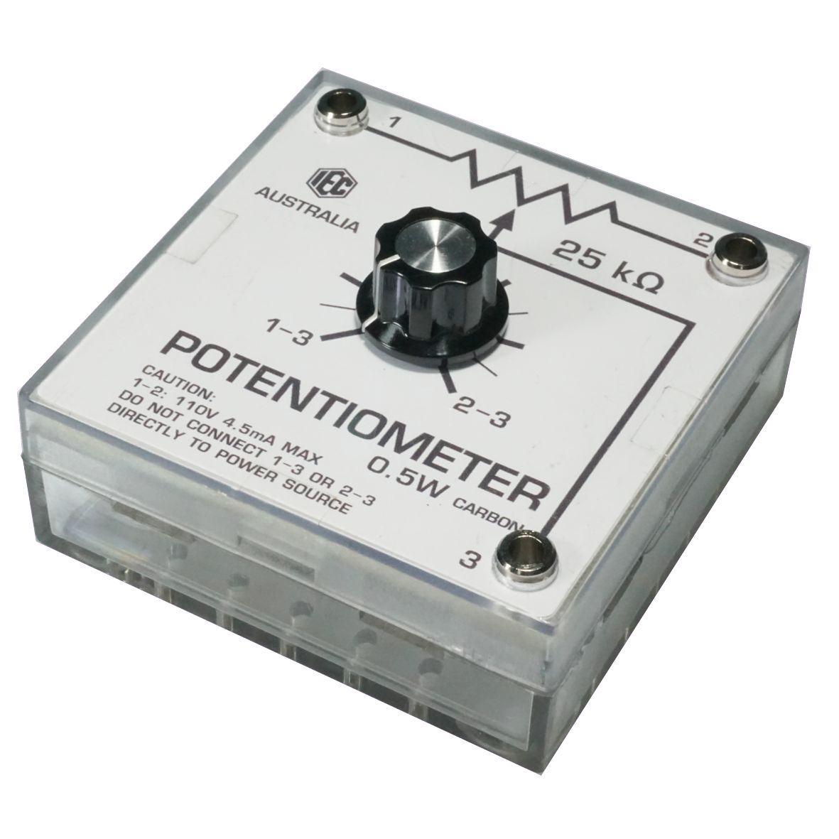 POTENTIOMETER 25k OHM RADIO TYPE CARBON